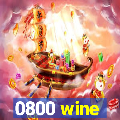 0800 wine